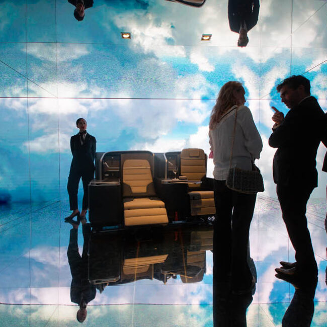 ITA AIRWAYS - VIA DELLA SPIGA - INTERNO -SALA